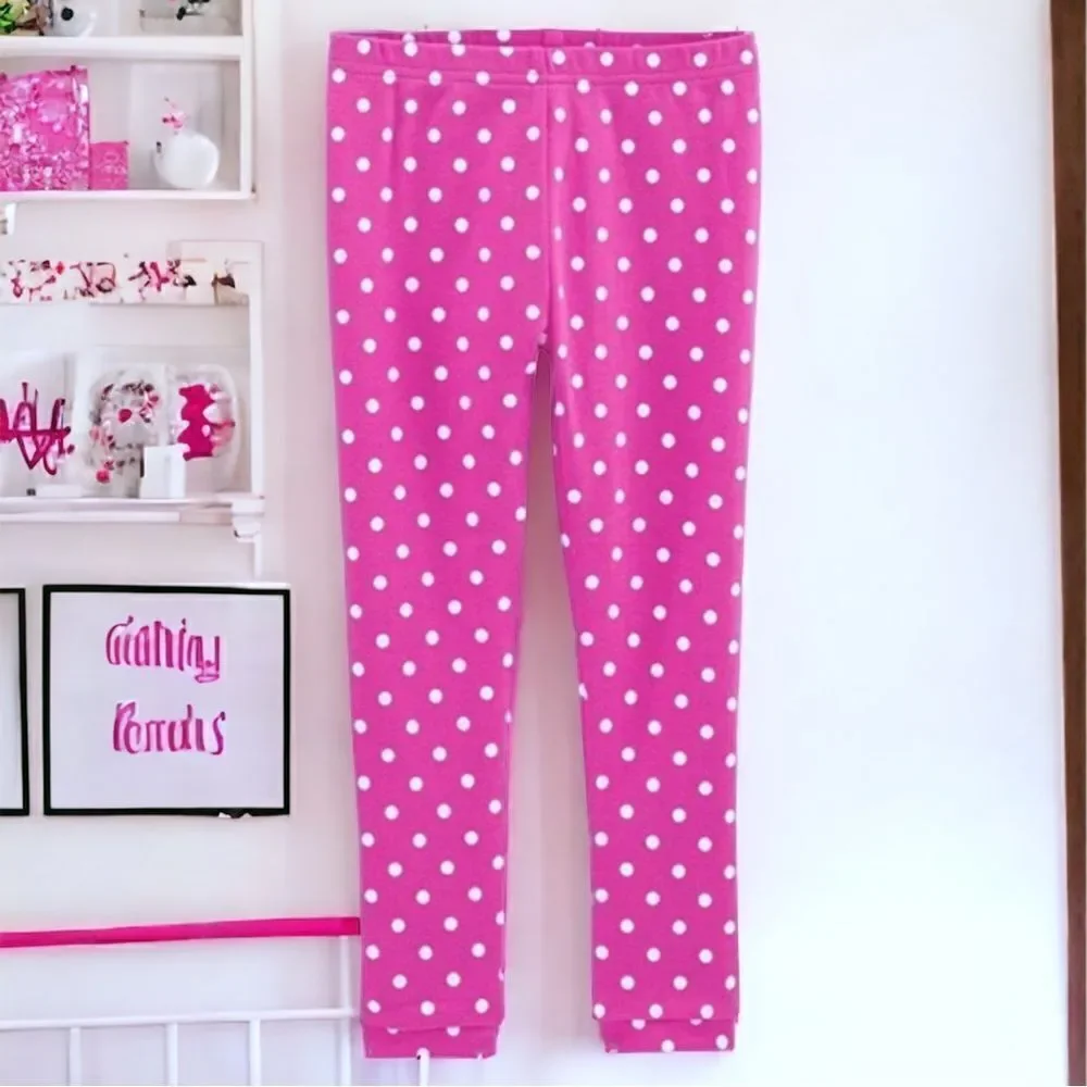 Simple Joys l Girls PJ Set l PJ’s All Day l Pink & White Polka Dotted l 5T l EUC